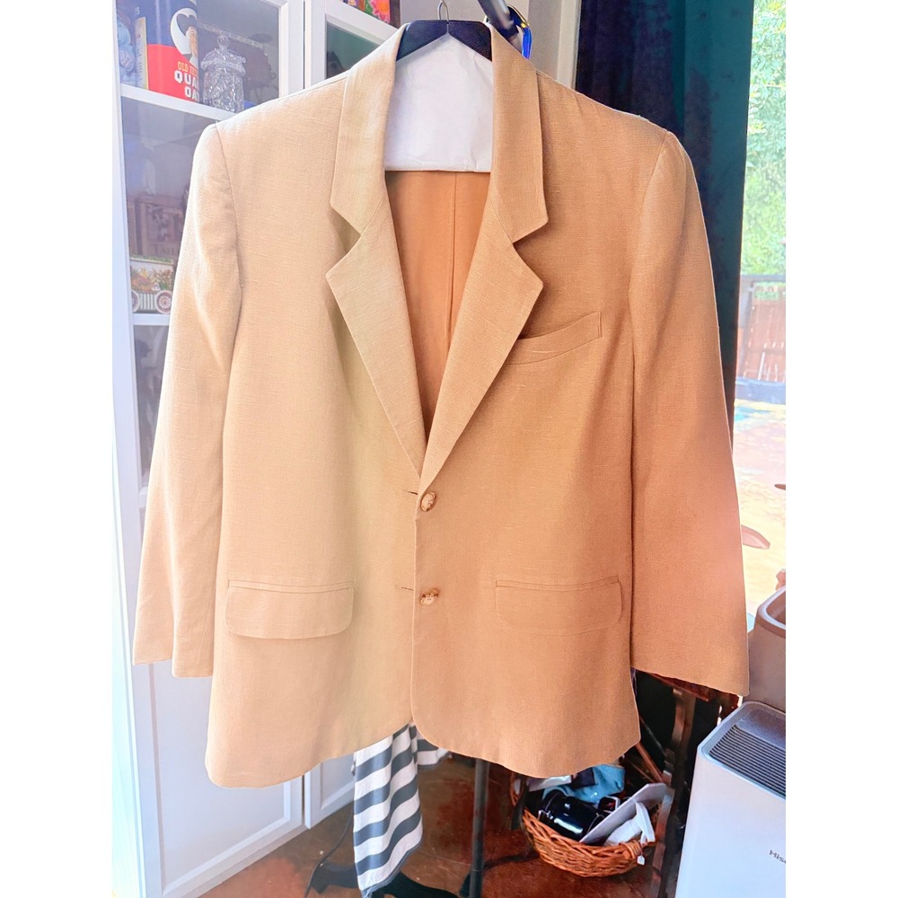 Eddie Bauer 100% Linen Blazer Jacket‎ Women's